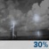Tonight: A chance of showers and thunderstorms before 1am, then a chance of showers and thunderstorms. Partly cloudy, with a low around 75. Heat index values as high as 101. South southeast wind around 10 mph, with gusts as high as 25 mph. Chance of precipitation is 30%. New rainfall amounts less than a tenth of an inch possible. Tonight: Chance Showers And Thunderstorms